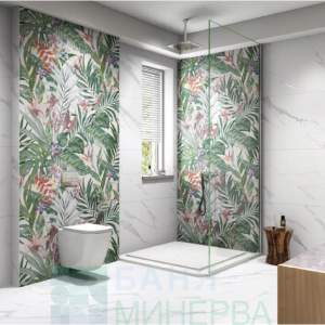 Botanic Flowers A+B Carving Rect. 60-120 DECOR