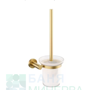Omnires Modern Project Brushed gold Четка за тоалетна стенна Злато мат