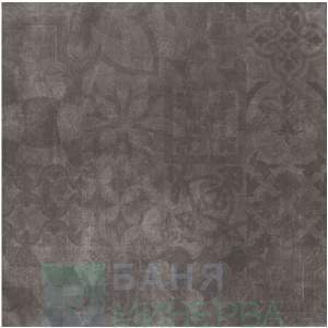 Cristacer Montblanc negro decor 60×60 Матиран гранитогрес 270-02
