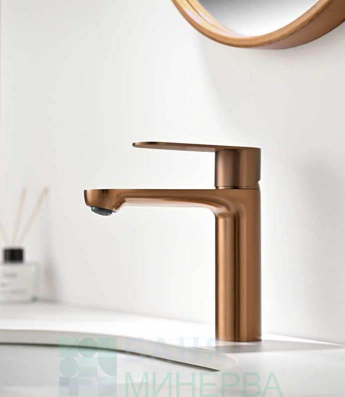 ICF 111320 BRUSH ROSE GOLD Смесител Верона за умивалник Розово Злато мат - Image 2