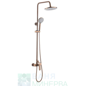 ICF 6237 BRUSH ROSE GOLD Верона Душ Система Розово Злато мат
