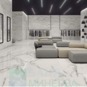 VITACER V LUP KALON WHITE 257-01 Полиран гранитогрес 59-119 см
