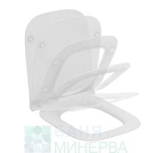 Ideal Standard T500301 IS I.LIFE B ултра тънка седалка с плавно затваряна и Easy Take Off крепежи