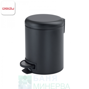 GEDY Potty 3209 14 Овално кошче 3L Черен Мат