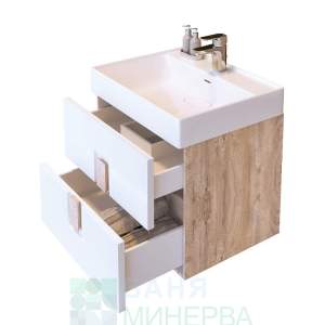 TRIANO Дърбан Долен шкаф за баня 60 см