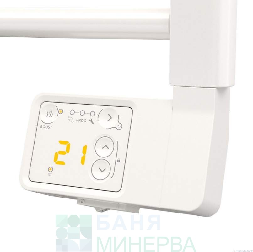 Crystal E-AGATE WHITE 500 W бяла 1200 x 500 mm Електрическа лира за баня - Image 3