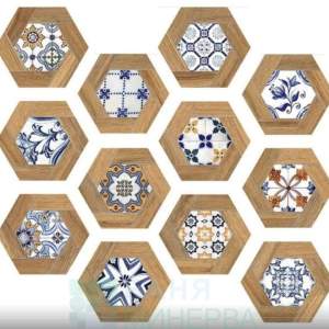HEXA GADOR ITT CERAMIC Шестоъгълен гранитогрес 23-27 см