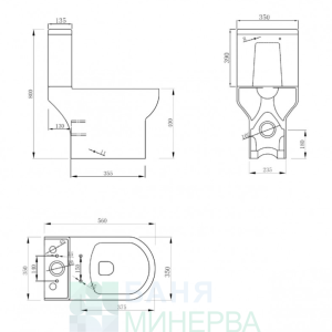 ICC 6582P COMPACT Моноблок Къса проекция