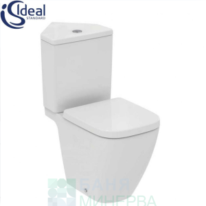IDEAL STANDARD I.LIFE S RIMLES+T459601+E249301+T532901 Ъглов Моноблок с бавно падаща дъска