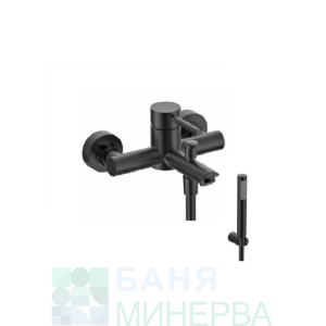 KARAG ARTEMIS NERO SO903F12-N Смесител Вана-душ с Аксесоари Черен мат