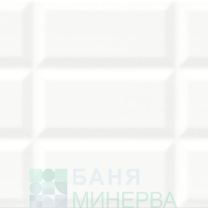 PS604 WHITE GLOSSY STRUCTURE 29.7-60 плочки фаянс W285-001-1