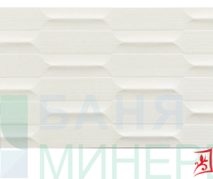 STYLE FLAT WHITE DECOR REC 30-90 плочки фаянс Бял