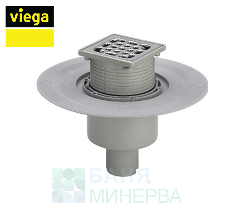 VIEGA 556914 подов сифон 10-10см с вертикално оттичане