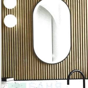 ESPE 3048 LED Огледало с тъч скрийн Нагревател и Рамка Черен мат 60-90 см