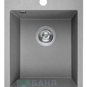 LAVEO CHICHI SBH 510T 48-39-19 см Сива Гранитна кухненска мивка