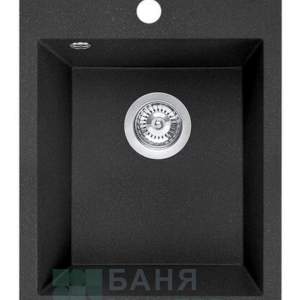 LAVEO CHICHI SBH 710T 48-39-19 см Черна гранитна кухненска мивка