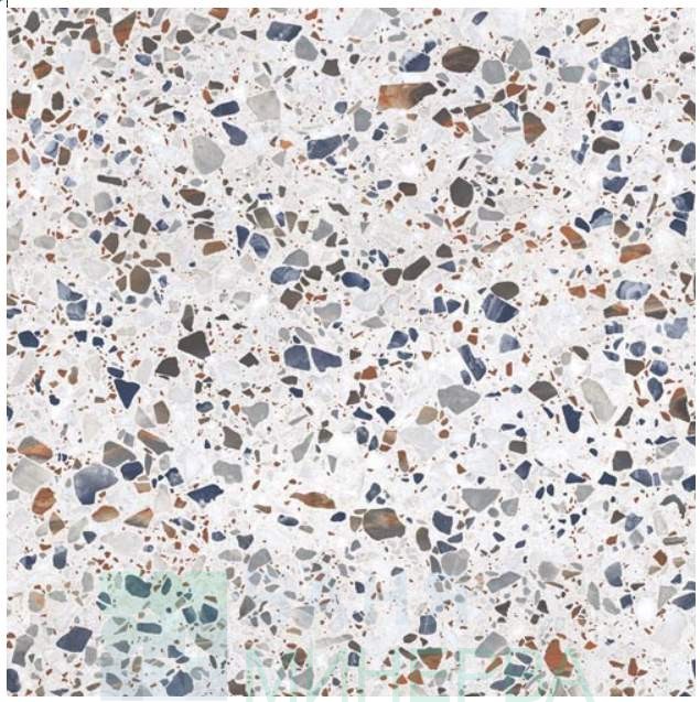 TERRAZZO VENETO BLUE Гранитогрес R 60-60 см Син 6542 - Image 2