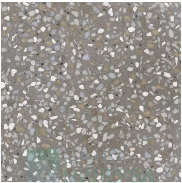 TERRAZZO VENETO GREY Гранитогрес R 60-60 см Сив 6541 - Image 4
