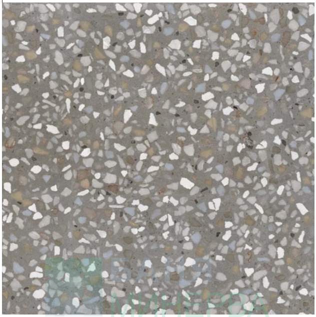 TERRAZZO VENETO GREY Гранитогрес R 60-60 см Сив 6541 - Image 3