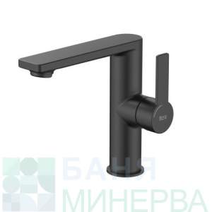 A5A405FNB0 Смесител за умивалник ROCA Targa със странична ръкохватка, черен мат