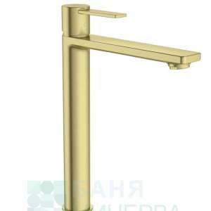 A5A345FVA0 Смесител за умивалник ROCA Targa, висока база, brushed brass