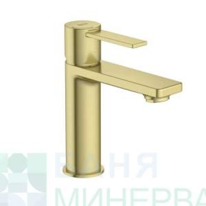 A5A325FVA0 Смесител за умивалник ROCA Targa без изпразнител, brushed brass