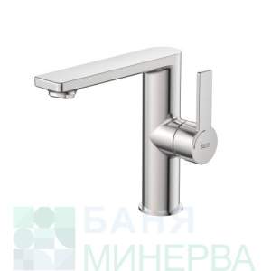 A5A405FSM0 Смесител за умивалник ROCA Targa със странична ръкохватка, stainless steel