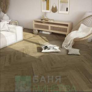CLASSEN SPC Nuva HB Dryback 65202 Soft Oak Mid Brown Винил Рибена кост