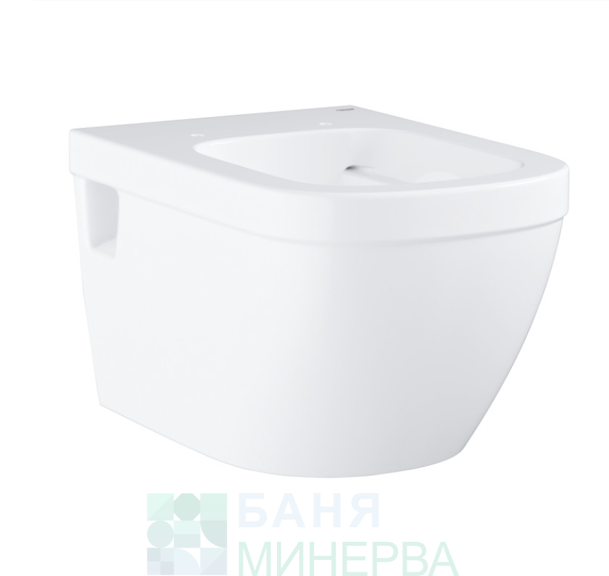 GROHE 36503000 SOLIDO 5 в 1 Структура + конзолна тоалетна чиния Rimless +капак забавено падане и бутон 38844000 шумоизолация - Image 2