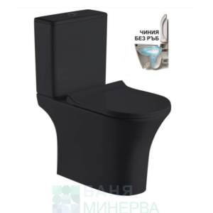 ICC 7937S MATT BLACK Моноблок с долно оттичане