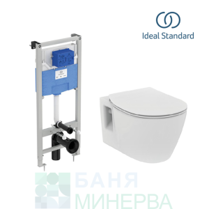IDEAL STANDARD R052601 Структура за вграждане R027767 + тоалетна чиния Е272701 ПРОМО ПАКЕТ