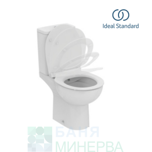 IDEAL STANDARD ПРОМО W007401 EUROVIT RimLS+ Моноблок Къса проекция с биде
