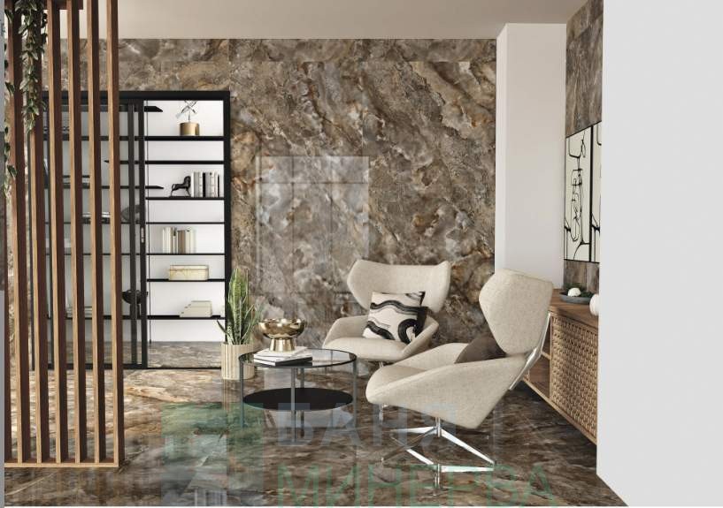 AURA BROWN 60-120 Полиран гранитогрес AZULEJOS BENADRESA Испания - Image 3