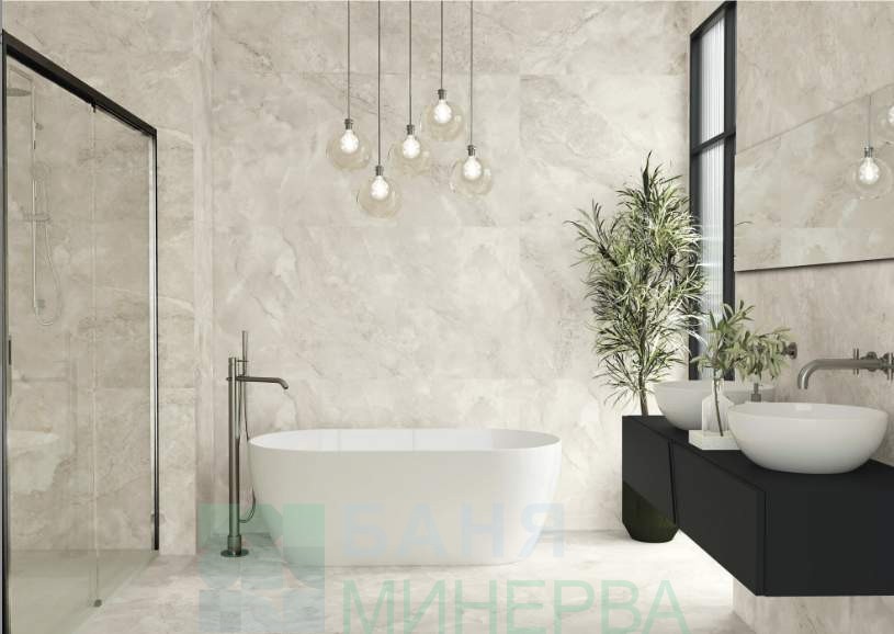 AURA IVORY 60-120 Полиран гранитогрес AZULEJOS BENADRESA Испания - Image 3