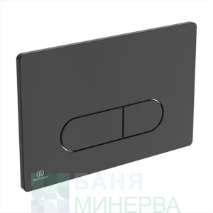 Ideal Standard R0116A6 Пневматичен активатор за WC Oleas P1 черен мат