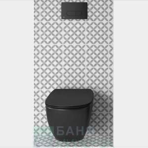 Ideal Standard TESI AquaBlade + R0523V3 WC комплект за вграждане цвят Черна коприна
