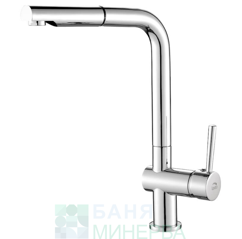 LAVEO LUNA BLZ 069D Кухненски смесител с изтеглящ се душ