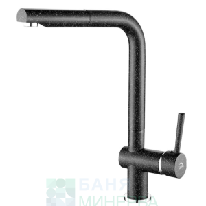 LAVEO LUNA BLZ 769D Кухненски смесител Черен гранит с изтеглящ се душ