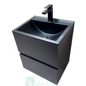 PVC Мебел за баня Taormina Black 50 B