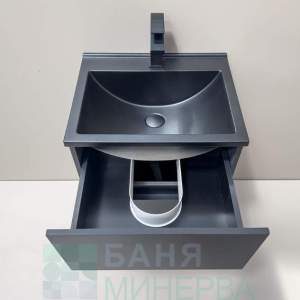PVC Мебел за баня Taormina Black 50 B