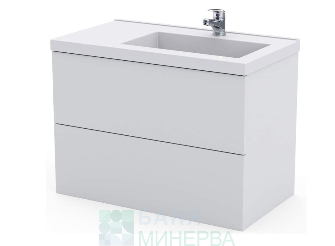 PVC мебел за баня PORTO R 80 см