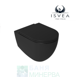 Конзолна тоалетна Черен мат INFINITY Clearim Plus 10NF0200 -2N + 40KF0521I-S Дъска Soft Close