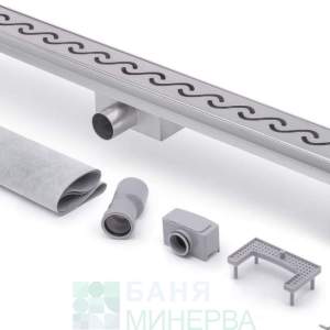 Линеен сифон SEA Ултра нисък от 30 до 150 см
