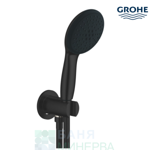 GROHE 264062433 TEMPESTA 110 комплект шлаух слушалка 2ф. и окачалка-коляно Matt Black