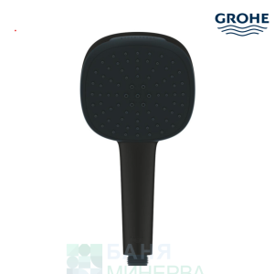 GROHE 267462433 TEMPESTA Cube 110 II Слушалка с 2 функции 9.5l Matt Black