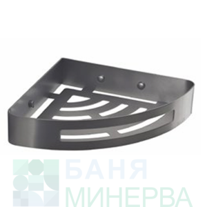 Gedy Nerva GUN METAL 2479 81 Ъглова етажерка
