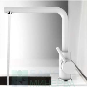 AQG COLORS 05COL500BL  Кухненски смесител  Г-образен Бял Мат