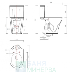 ICC 7436 NANO RIMLESS Моноблок Компакт 61 см