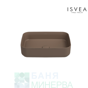ISVEA INFINITY 10NF65050-2H Мивка за върху плот 50-36 Taupe Vizon Кафяв Мат