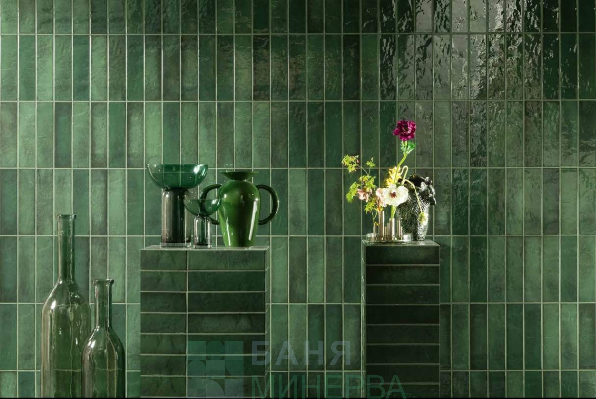 MASOVIA Verde Gloss B STR Гланц фаянс 29.8-7.8 см - Image 2